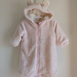 Monlapin Baby bear Sherpa sack with hood